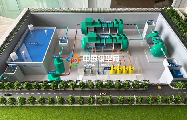 農(nóng)村污水治理沙盤(pán)模型