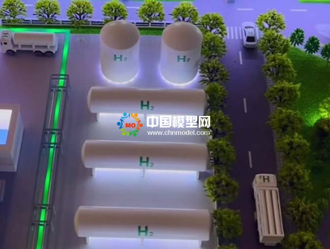 零碳氫運沙盤模型