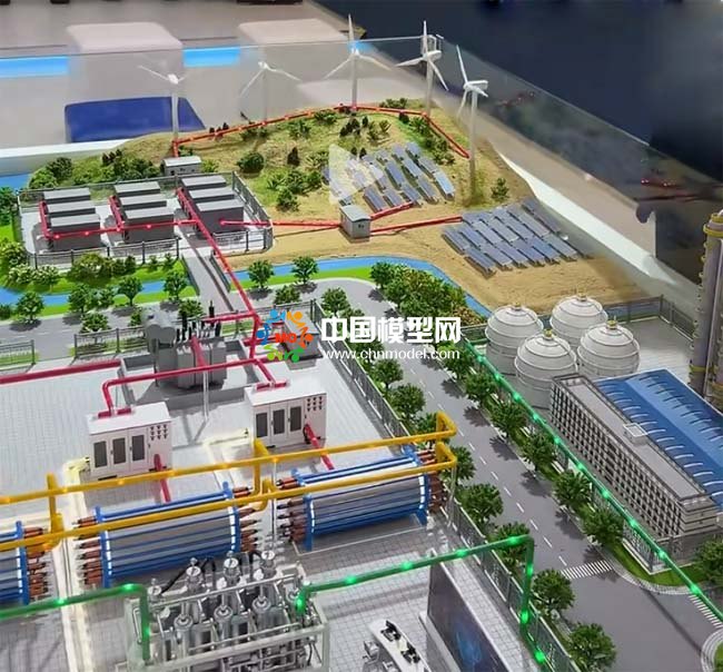 可再生能源制氫沙盤(pán)模型