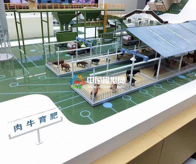 肉牛育肥養(yǎng)牛場沙盤模型