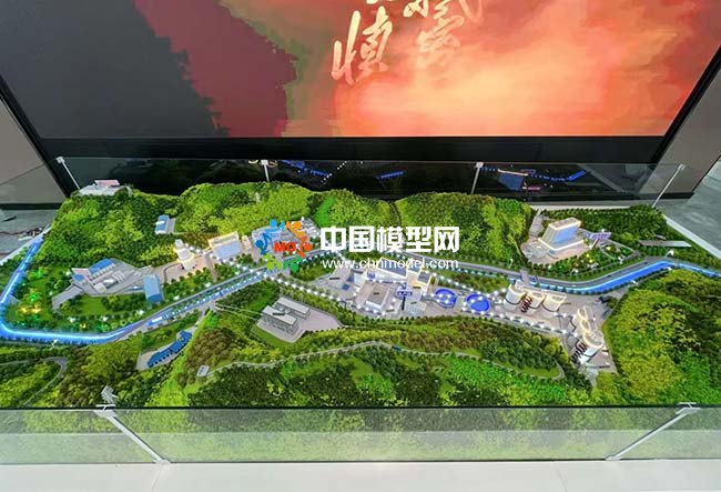 曙光煤礦沙盤模型