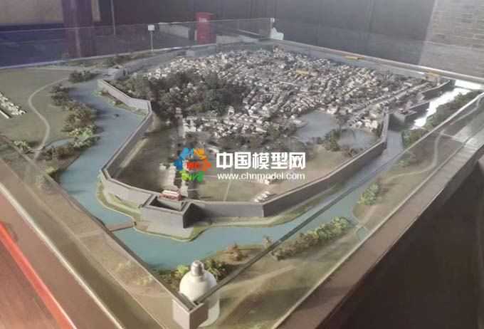 衢州古城老街沙盤模型