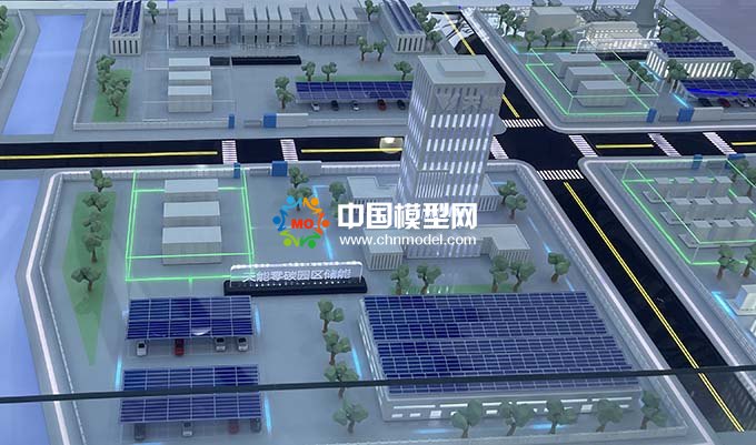 天能零碳園區(qū)儲(chǔ)能沙盤模型