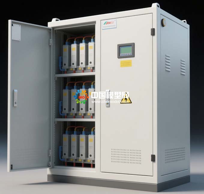 儲(chǔ)能柜模型電源柜模型充電樁模型