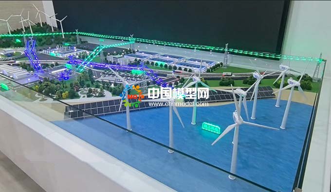 太陽(yáng)能風(fēng)光互補(bǔ)新能源綜合發(fā)電沙盤模型
