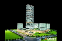 精品商業(yè)綜合體模型：綠地保稅中心模型，蘇寧廣場(chǎng)模型