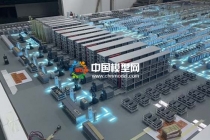 智能汽車生產(chǎn)線沙盤模型，智慧物流沙盤模型