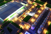 潤(rùn)滑油工廠沙盤(pán)模