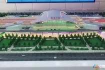 通過(guò)沙盤模型看京張高鐵線工程，預(yù)計(jì)2019年底建成通車