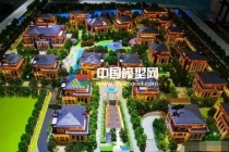 別墅模型的精美之處主要通過(guò)環(huán)境景觀(guān)襯托