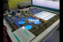 中國(guó)水務(wù)海外EPC項(xiàng)目沙盤模型，水處理沙盤模型
