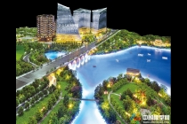 精品地產(chǎn)模型賞析：綠地長(zhǎng)島模型，萬科城市廣場(chǎng)模型